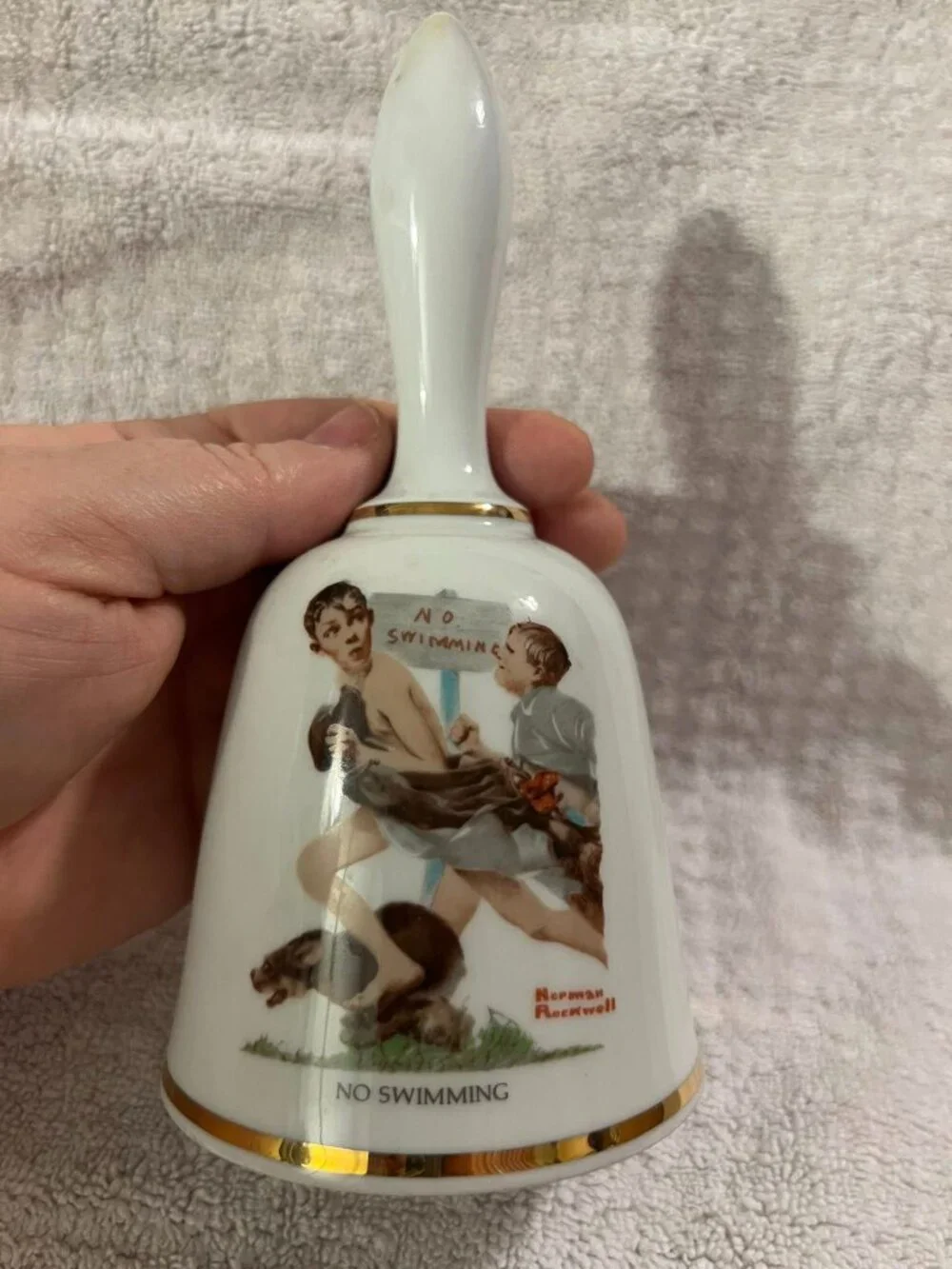 Norman Rockwell - Set of 4 Danbury Mint Bells